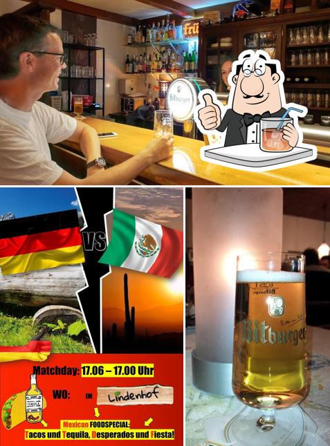 Voici l’image affichant la boire et comptoir de bar sur Gasthaus Lindenhof