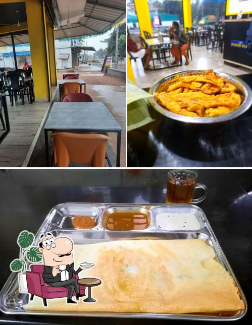 The image of interior and food at FOOD DAY