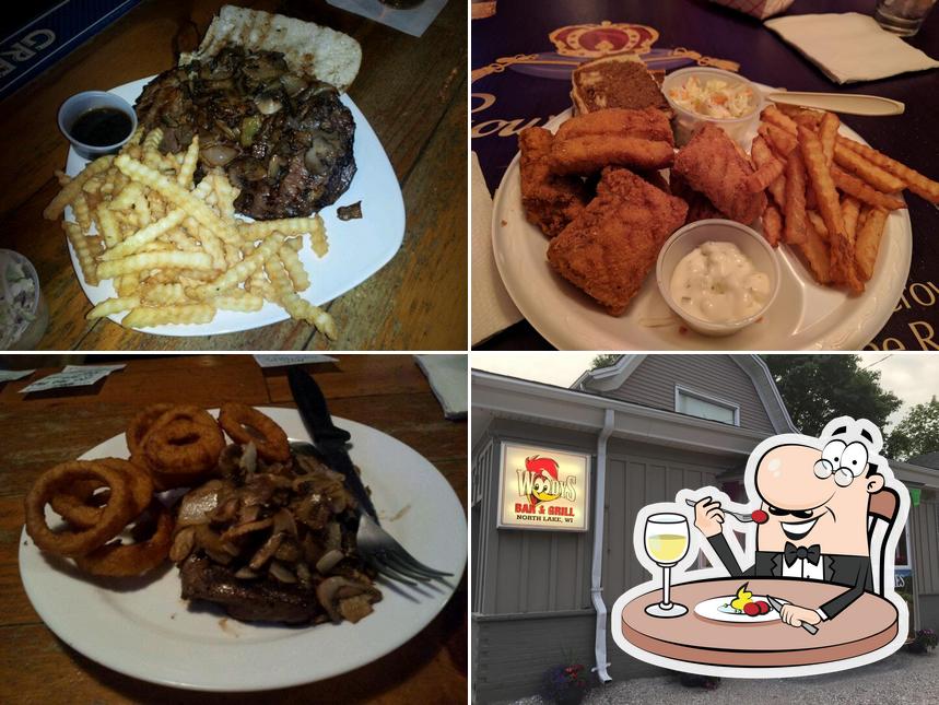 Woody's Bar & Grill in Hartland Restaurant menu and reviews