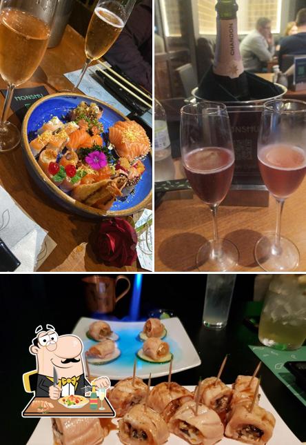 Platos en Honshu Sushi