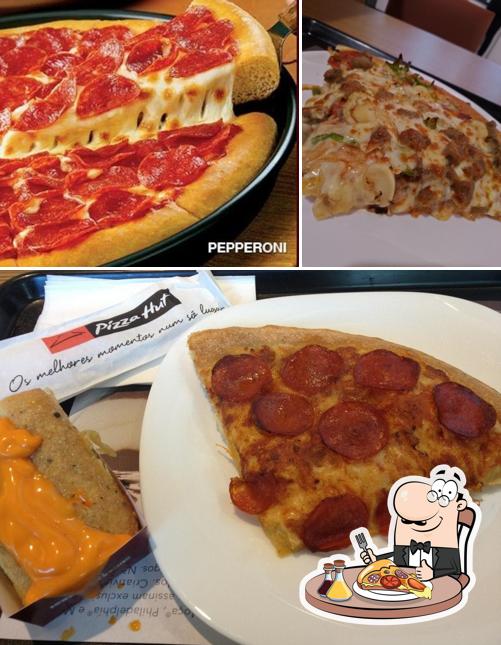 Consiga diferentes tipos de pizza