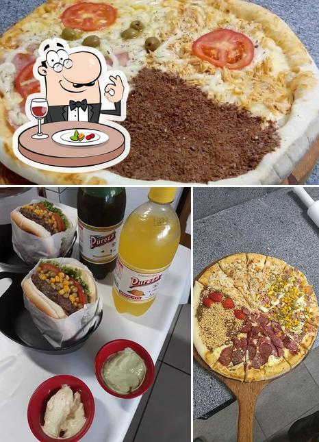 Comida em La Bella Pizza Lanches e Porções