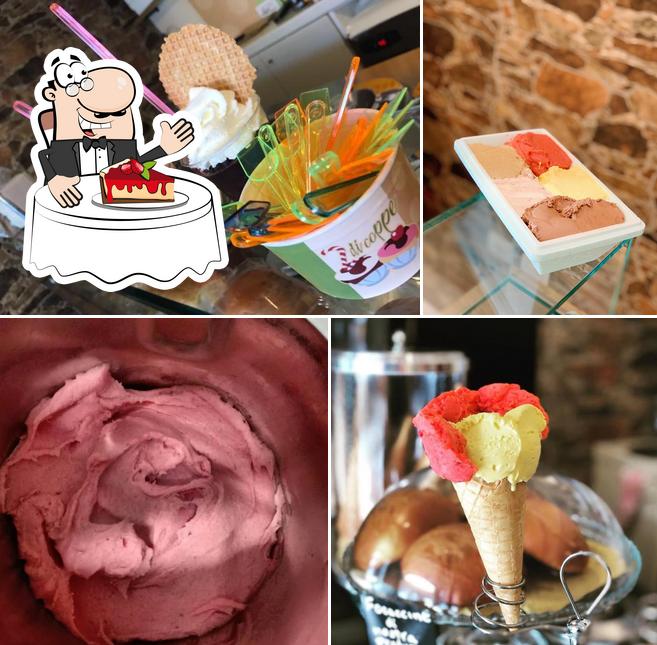 Gelateria due di coppe propose une sélection de desserts