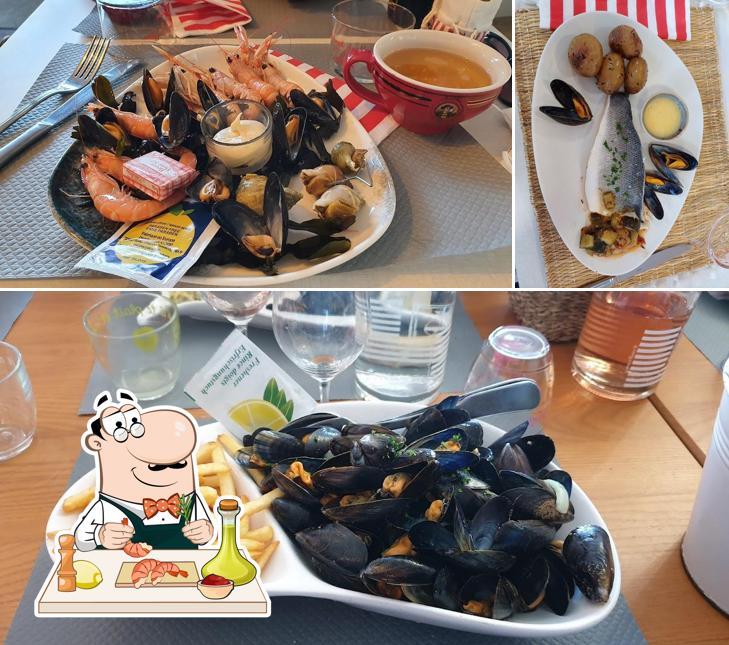 L'air Du Temps propose une variété deplat à base de fruits de mer