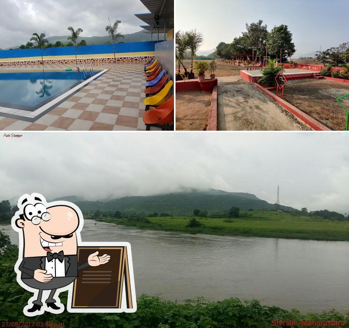 Enjoy the view at the outside area of Shri Radhamai Mangal Karyalay