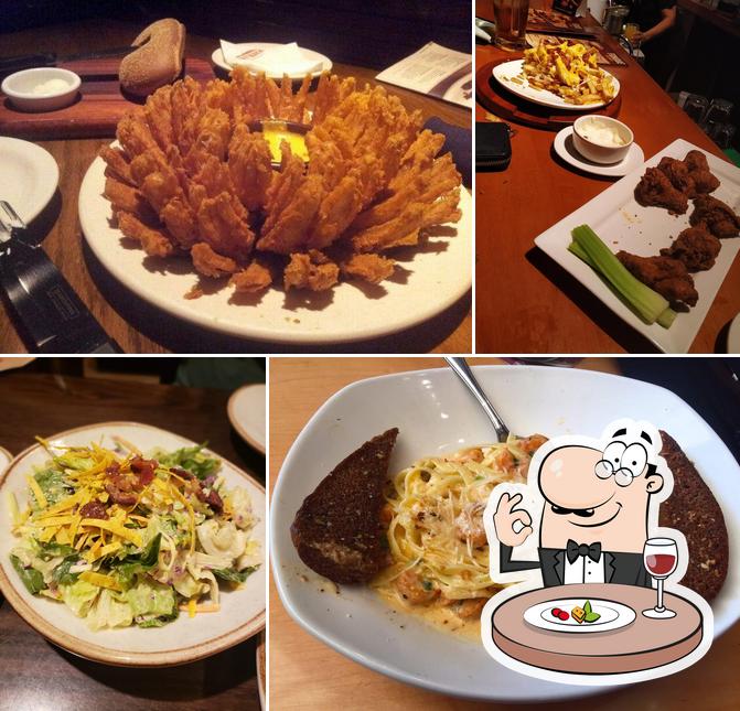 Comida em Restaurante Outback Steakhouse