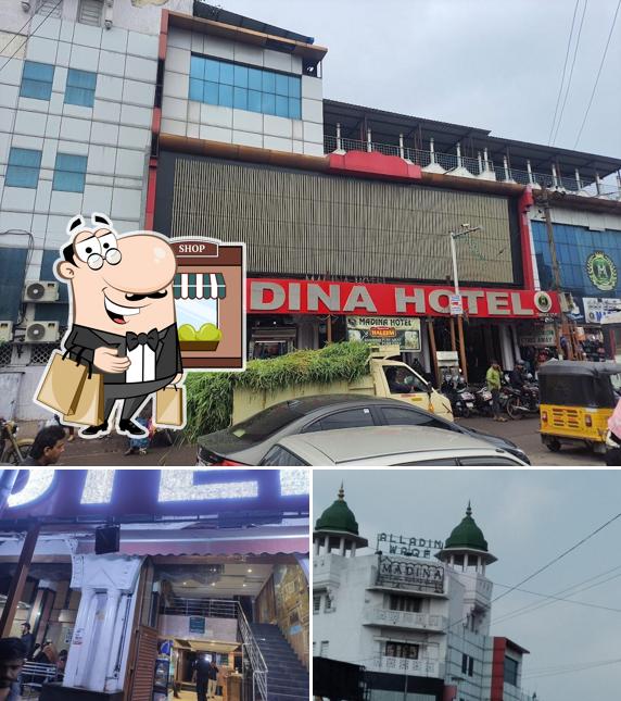 Check out the exterior of Madina hotel - Since 1947
