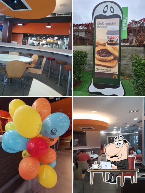 Gli interni di McDonald's Leinì