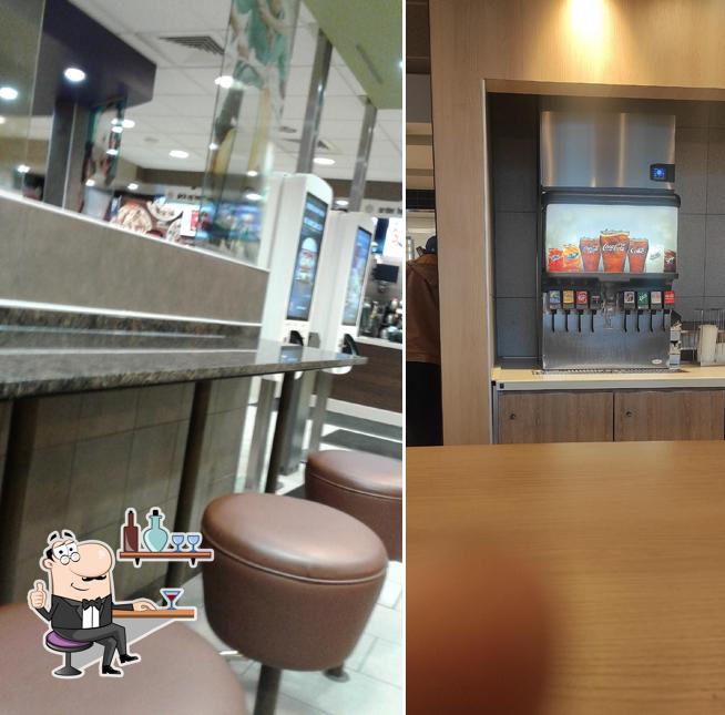 L'intérieur de McDonald's