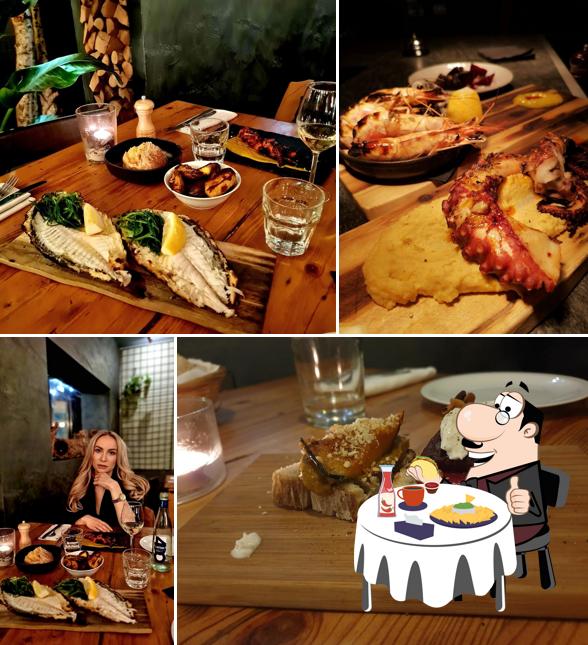 Piatto di formaggi al Ombra Restaurant