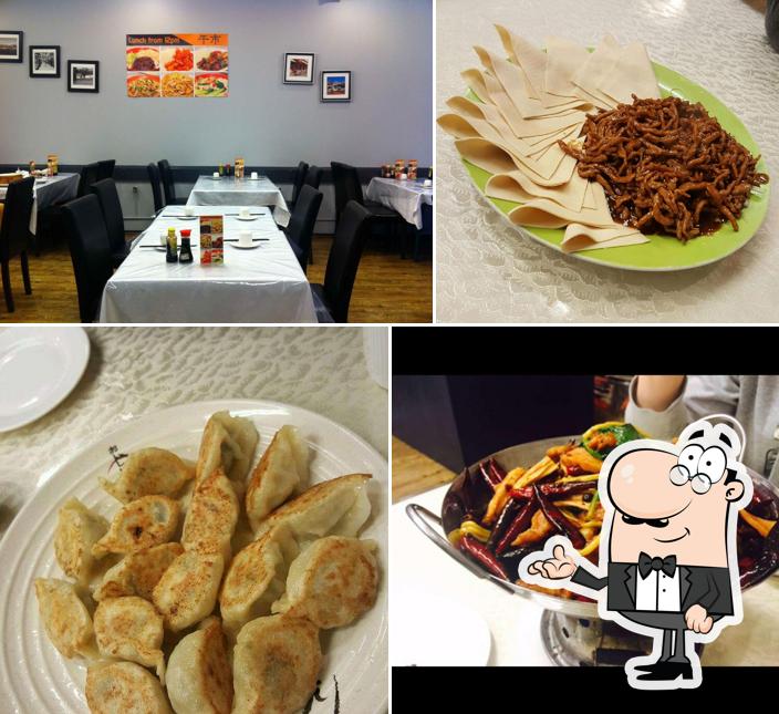 Внутреннее оформление и еда - все это можно увидеть на этом фото из Cafe Manchuria