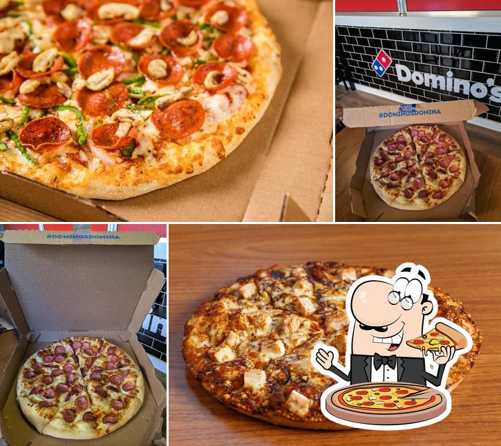 Consiga pizza no Domino's Pizza