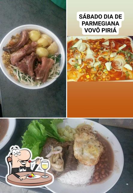 Comida em Restaurante Vovô Piriá