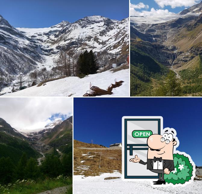 La parte esterna è una caratteristica importante di Alp Grüm