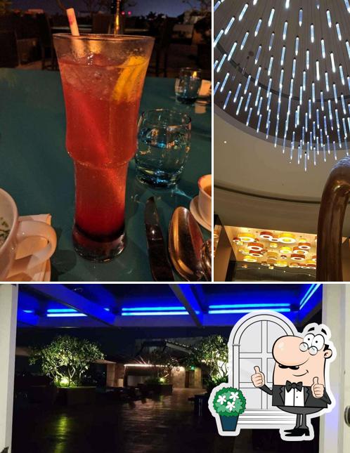 Among various things one can find exterior and beverage at East Restaurant - Pan-Asian Rooftop