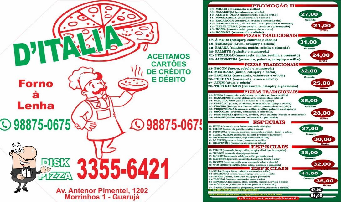 Look at the picture of Pizzaria Ditalia