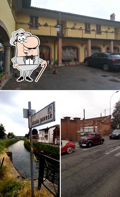 Gli esterni di Trattoria Certosa