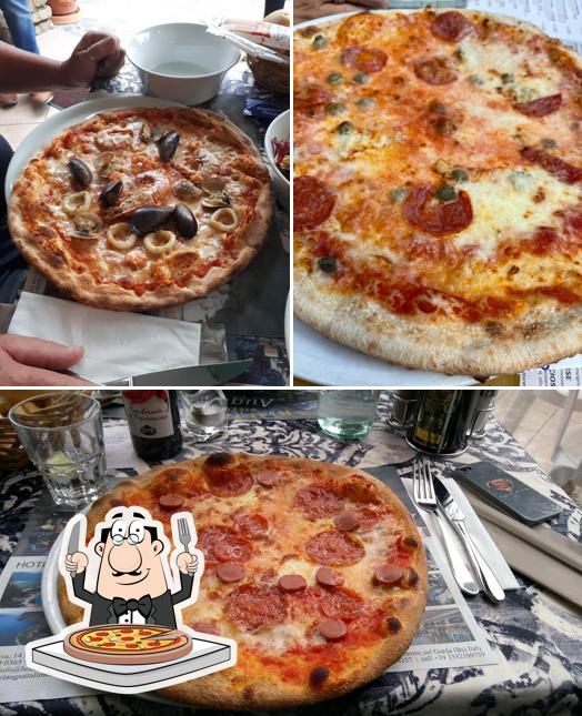 Scegli una pizza a Hotel Augusta