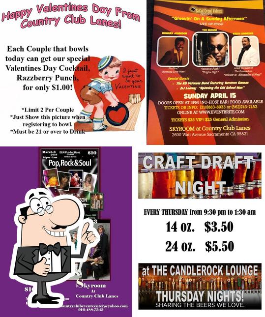 Candlerock Lounge & Billiards in Sacramento Restaurant menu and reviews