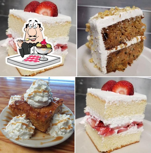 Stewie's serves a selection of desserts