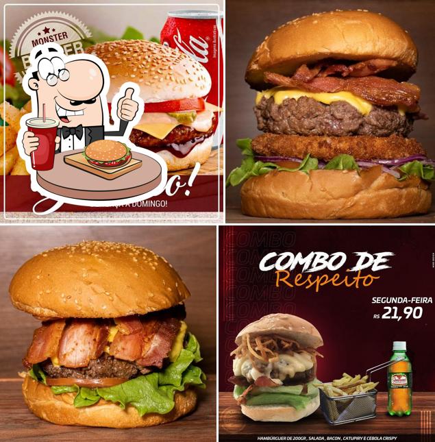 Os hambúrgueres do Monster Burger Delivery irão saciar uma variedade de gostos