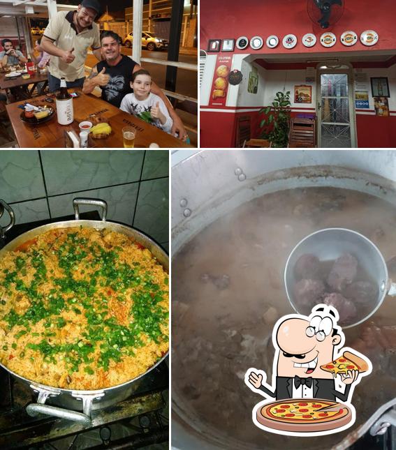 Experimente pizza no Bar 7 Copas