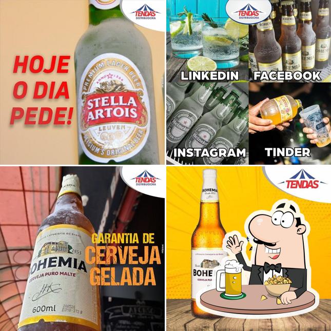 Tendas Distribuidora fornece uma variedade de cervejas