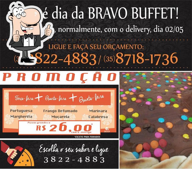 Look at the picture of Bravo Buffet de Pizzas