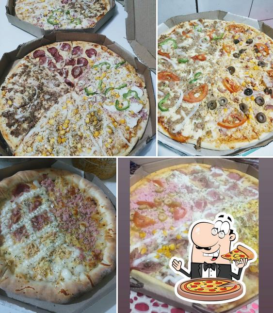 Escolha diferentes estilos de pizza