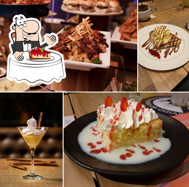 Qceviche Restaurante oferece uma seleção de pratos doces