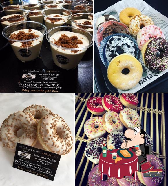 Sunny bagels sert un nombre de desserts