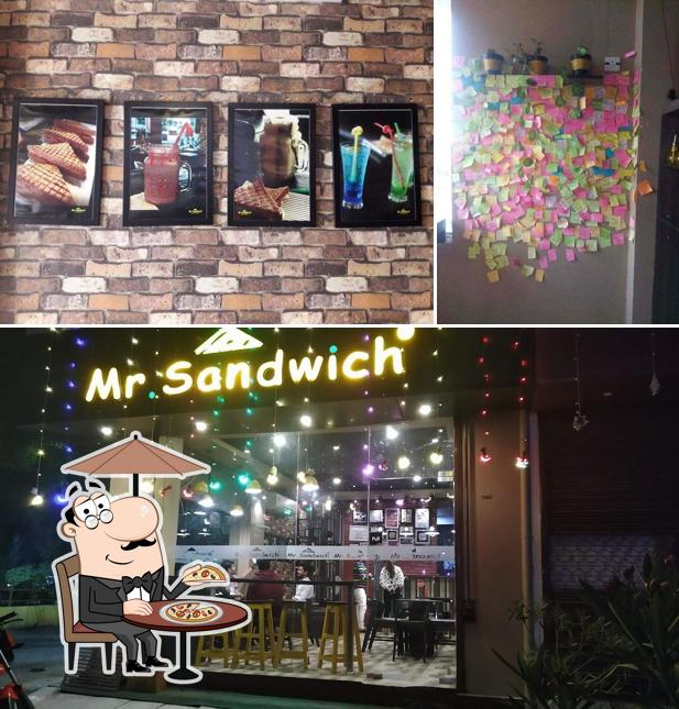 The exterior of Mr. Sandwich