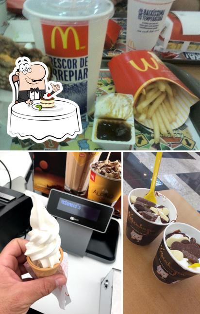 McDonald's provê uma seleção de pratos doces