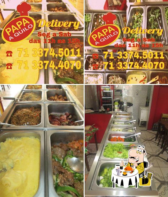 Comida em Papa Pizza