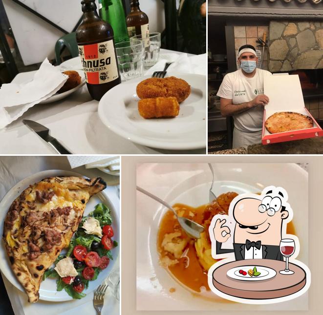 Cibo al Pizzeria Remo A Testaccio