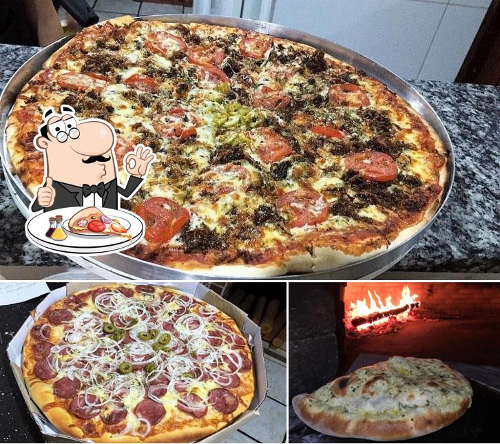 Consiga pizza no Pizzaria Forno D’ Lenha