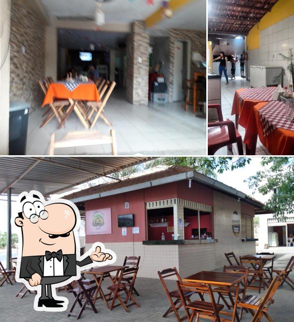 O interior do Baião do Dedé Restaurante e Pizzaria