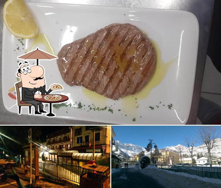 Questa è la immagine che presenta la esterno e cibo di La Filanda