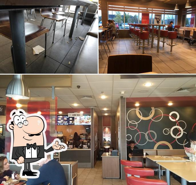 L'intérieur de McDonald's