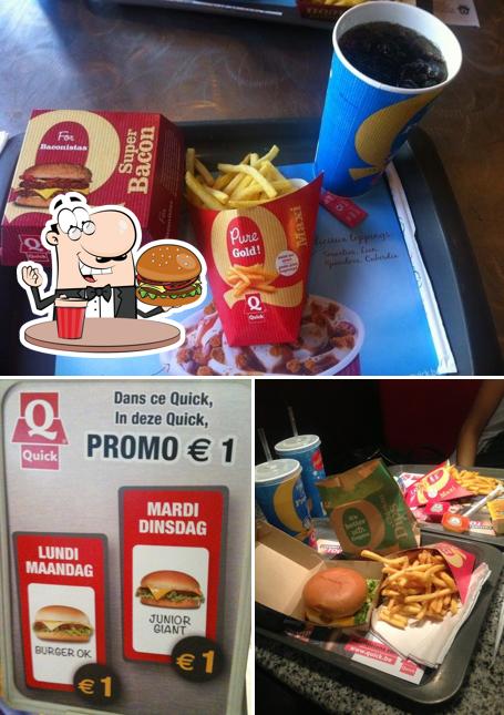 Prenez un hamburger à Quick