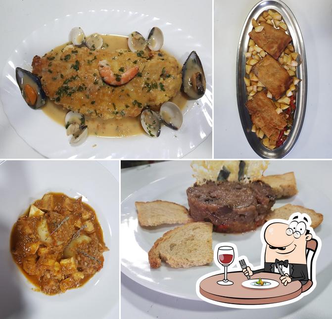 Еда в "Centro Asturiano Tenerife Sur - Restaurante Asturiano"