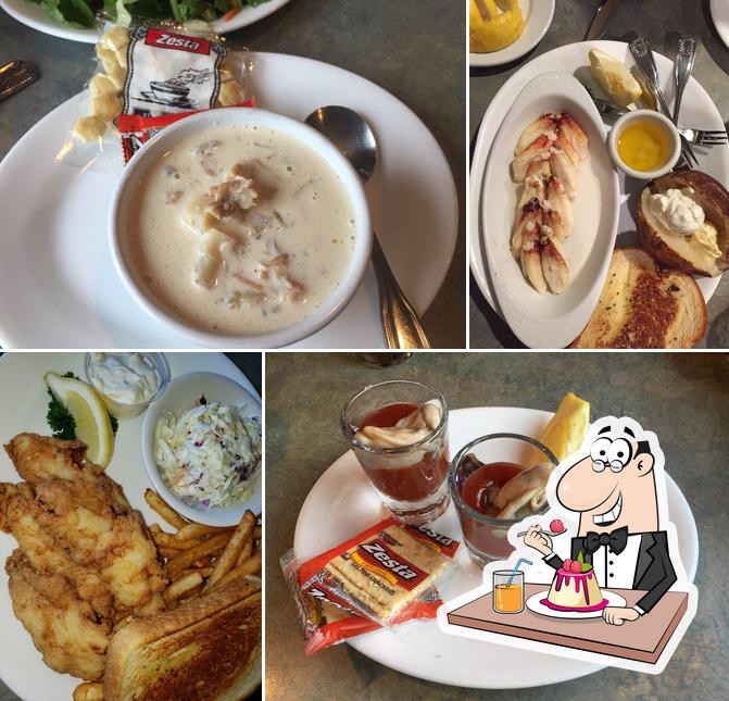 Doogers Seafood & Grill te ofrece una buena selección de postres
