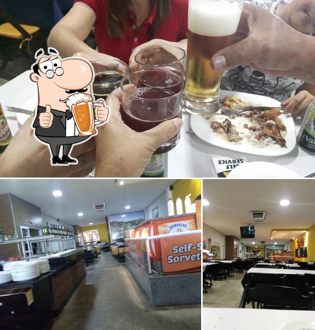 Santa Hora Churrascaria e Restaurante serves a number of beers