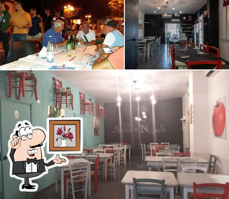 Gli interni di COS 'E PAZZ Kekko De Simone pizzeria