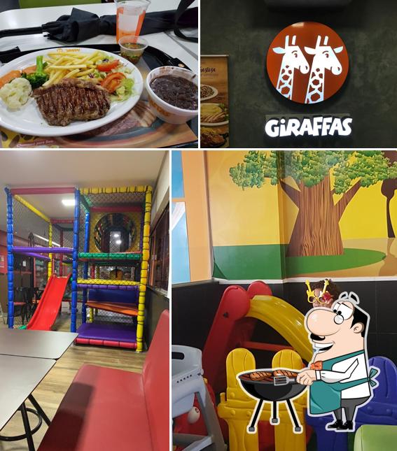 Prove refeições de carne no Giraffas Guará II