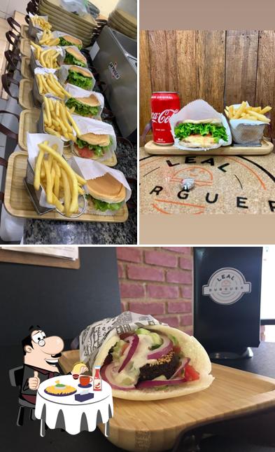 Consiga um hambúrguer no Leal Burguer