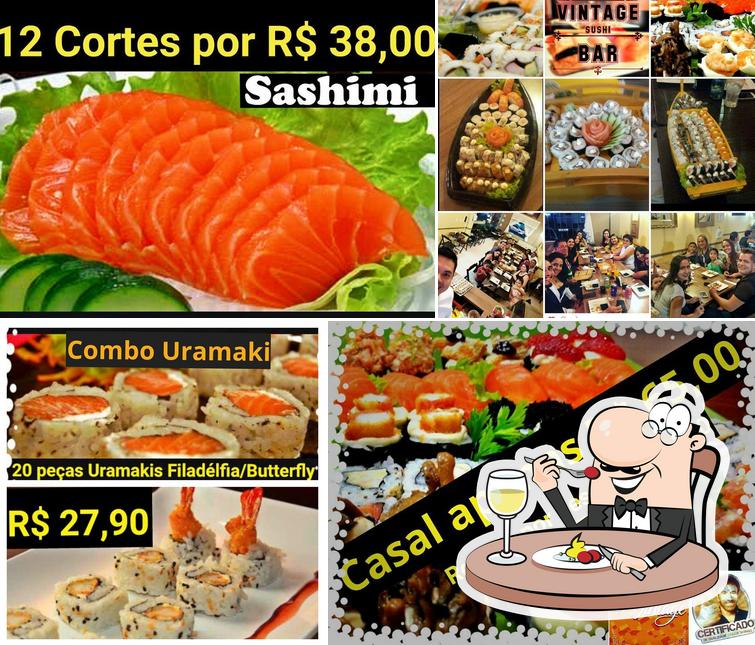 Comida em Vintage Sushi Bar