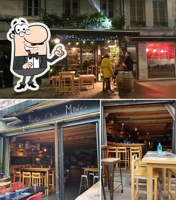 L'intérieur de Café Bohème
