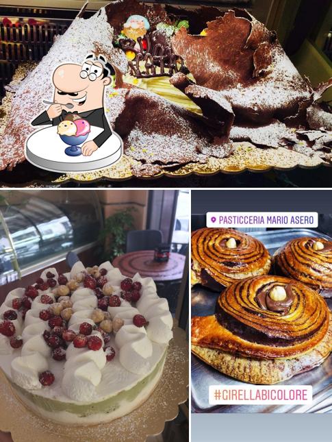 Bar Pasticceria Mario Asero serve un'ampia gamma di dolci