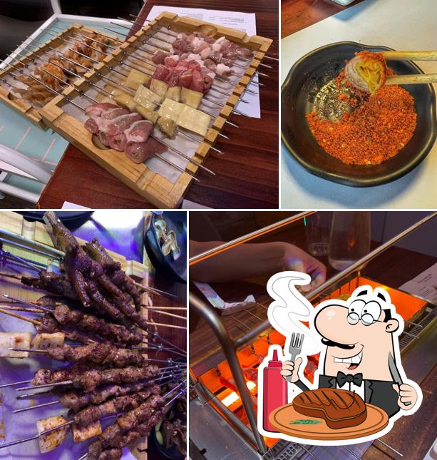Hen Jiu Yi Qian BBQ BAR in Arcadia Restaurant menu and reviews